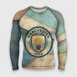 Рашгард мужской FC Man City: Old Style, цвет: 3D-принт