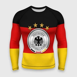 Рашгард мужской Немецкий футбол, цвет: 3D-принт