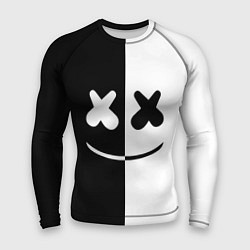 Мужской рашгард Marshmello: Black & White