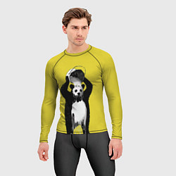 Рашгард мужской Панда-маляр, цвет: 3D-принт — фото 2