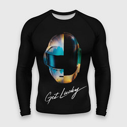 Рашгард мужской Daft Punk: Get Lucky, цвет: 3D-принт