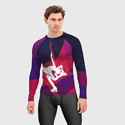 Рашгард мужской Фигурное катание, цвет: 3D-принт — фото 2