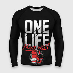 Мужской рашгард One Life Many Fight