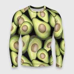 Рашгард мужской Avocado background, цвет: 3D-принт