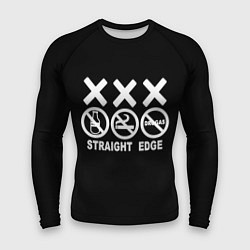 Рашгард мужской Straight edge, цвет: 3D-принт