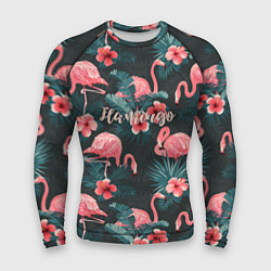 Рашгард мужской Flamingo, цвет: 3D-принт