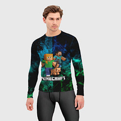 Рашгард мужской Minecraft Майнкрафт, цвет: 3D-принт — фото 2