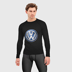 Рашгард мужской Volkswagen Logo, цвет: 3D-принт — фото 2