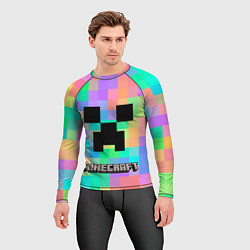 Рашгард мужской Minecraft, цвет: 3D-принт — фото 2