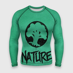 Рашгард мужской Emblems Nature, цвет: 3D-принт