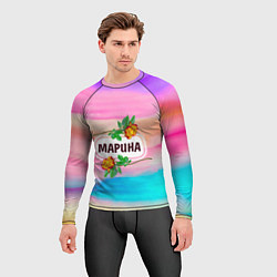 Рашгард мужской Марина, цвет: 3D-принт — фото 2