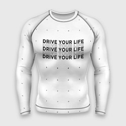 Рашгард мужской Drive Your Live, цвет: 3D-принт