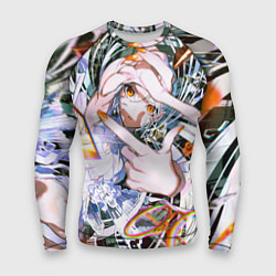 Рашгард мужской Anime girl art, цвет: 3D-принт