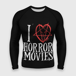 Рашгард мужской I Love Horror Movies, цвет: 3D-принт