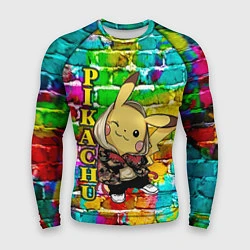 Рашгард мужской Pikachu, цвет: 3D-принт