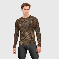 Рашгард мужской Охотничий камуфляж, цвет: 3D-принт — фото 2