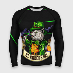 Рашгард мужской Saint Patricks Day, цвет: 3D-принт