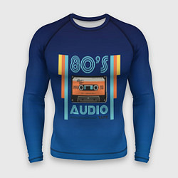 Рашгард мужской 80s audio tape, цвет: 3D-принт