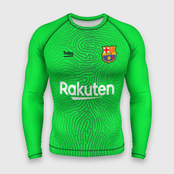 Рашгард мужской FC Barcelona Goalkeeper 202122, цвет: 3D-принт