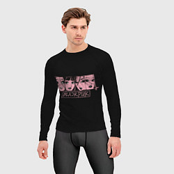 Рашгард мужской Black Pink Art, цвет: 3D-принт — фото 2