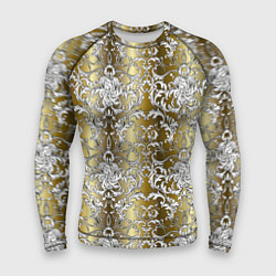 Рашгард мужской Versace gold & white, цвет: 3D-принт