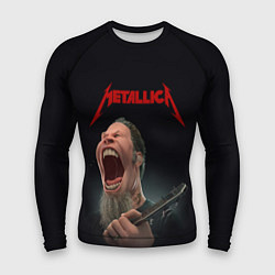 Рашгард мужской James Alan Hetfield METALLICA Z, цвет: 3D-принт