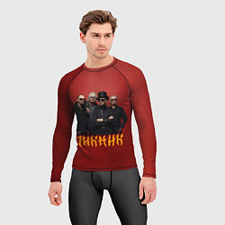 Рашгард мужской Группа Пикник, цвет: 3D-принт — фото 2