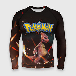 Рашгард мужской Charizard Pokemon Z, цвет: 3D-принт