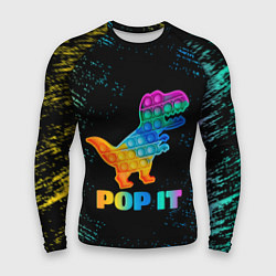 Рашгард мужской POP IT DINOSAUR ДИНОЗАВР, цвет: 3D-принт