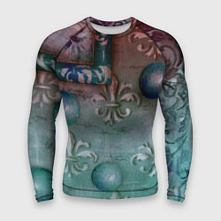 Рашгард мужской Объемная абстракция - Флер-де-лис, цвет: 3D-принт