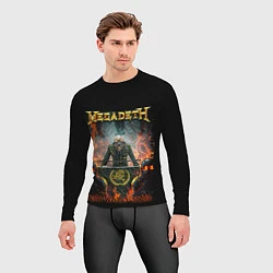 Рашгард мужской Megadeth, цвет: 3D-принт — фото 2
