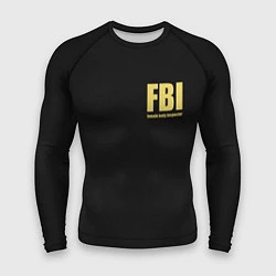 Рашгард мужской FBI Female Body Inspector, цвет: 3D-принт