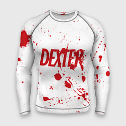 Мужской рашгард Dexter logo Декстер брызги крови