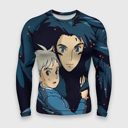 Мужской рашгард Ходячий замок Софи и Хаул летят