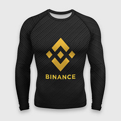 Мужской рашгард БИНАНС ЛОГО CARBON BINANCE LOGO