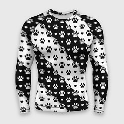 Рашгард мужской Следы от Лап, цвет: 3D-принт