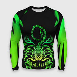 Рашгард мужской Acid scorpion, цвет: 3D-принт