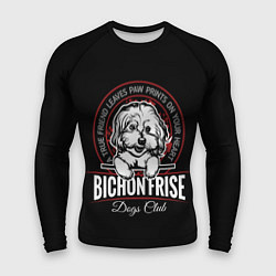 Мужской рашгард Бишон Фризе Bichon Frize