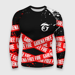 Мужской рашгард GARENA FREE FIRE RED OFF LINE STYLE