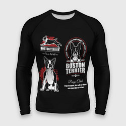 Мужской рашгард Бостон-Терьер Boston Terrier