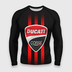 Мужской рашгард DUCATI CARBON LOGO ITALY CONCERN