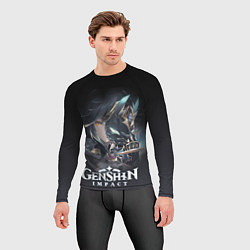 Рашгард мужской ГенШин - игра с открытым миром, цвет: 3D-принт — фото 2