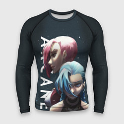 Рашгард мужской Vi and Jinx, цвет: 3D-принт