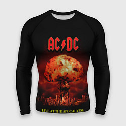 Рашгард мужской Live at the Apocalypse - ACDC, цвет: 3D-принт