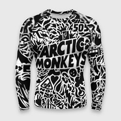 Рашгард мужской Arctic monkeys Pattern, цвет: 3D-принт