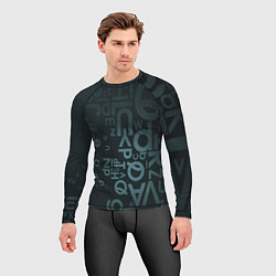 Рашгард мужской Хаотичные мысли гения, цвет: 3D-принт — фото 2