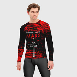 Рашгард мужской 30 Seconds to Mars - До марса 30 сек, цвет: 3D-принт — фото 2