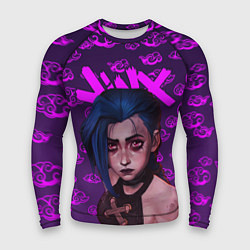 Мужской рашгард League Of Legends ARCANE JINX НЕОН