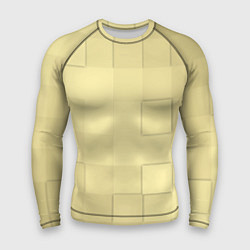 Рашгард мужской Золотые квадраты, цвет: 3D-принт