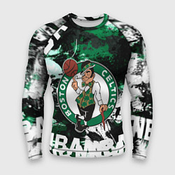 Рашгард мужской Бостон Селтикс , Boston Celtics, цвет: 3D-принт